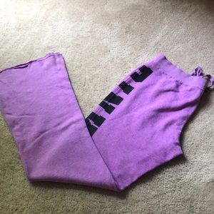PINK fleece pants